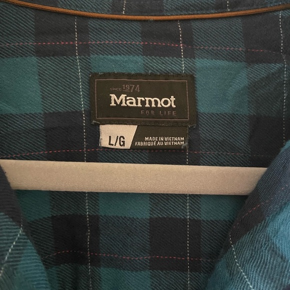 Marmot button down flannel • Mens Large - Picture 7 of 8